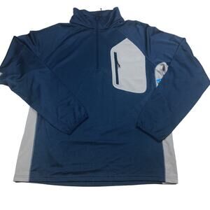 Columbia single canon, half zip fleece large NWT